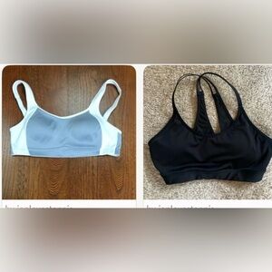 2 Champion Black and White Sports Bras